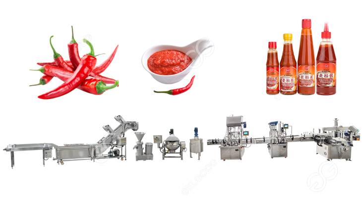 hot chili sauce processing machine